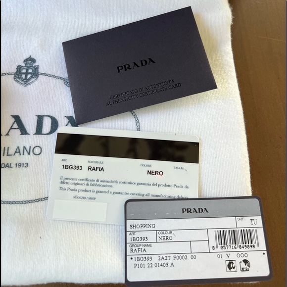 ❌❌SOLD New Prada Raffia Crochet Tote - Picture 5 of 8